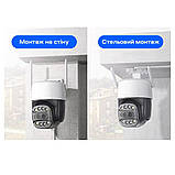 IP PTZ-відеокамера з Wi-Fi 8MP+8MP Light Vision VLC-9284WI10Z/2C (Camhi Pro) f = 3.6 mm+8 mm, ІЧ+LED-підсвітка, з мікрофоном, фото 7