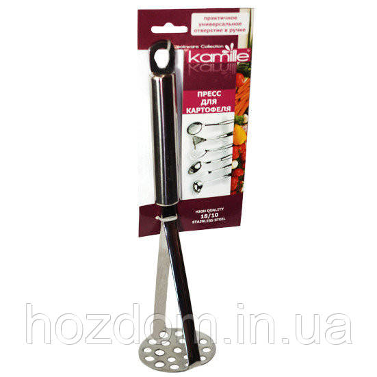 Прес для картоплі Kamille з неіржавкої сталі, фото 1