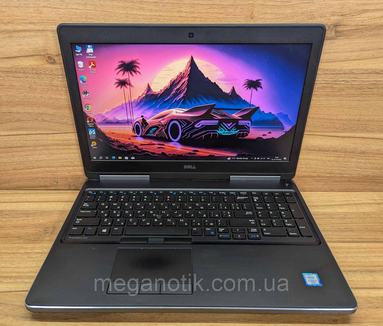 Ігровий ноутбук Dell Precision 7520 | Nvidia Quadro M2200 4 GB | 15,6" | Intel I7 - 6920HQ | 480GB SSD | 16GB, фото 1