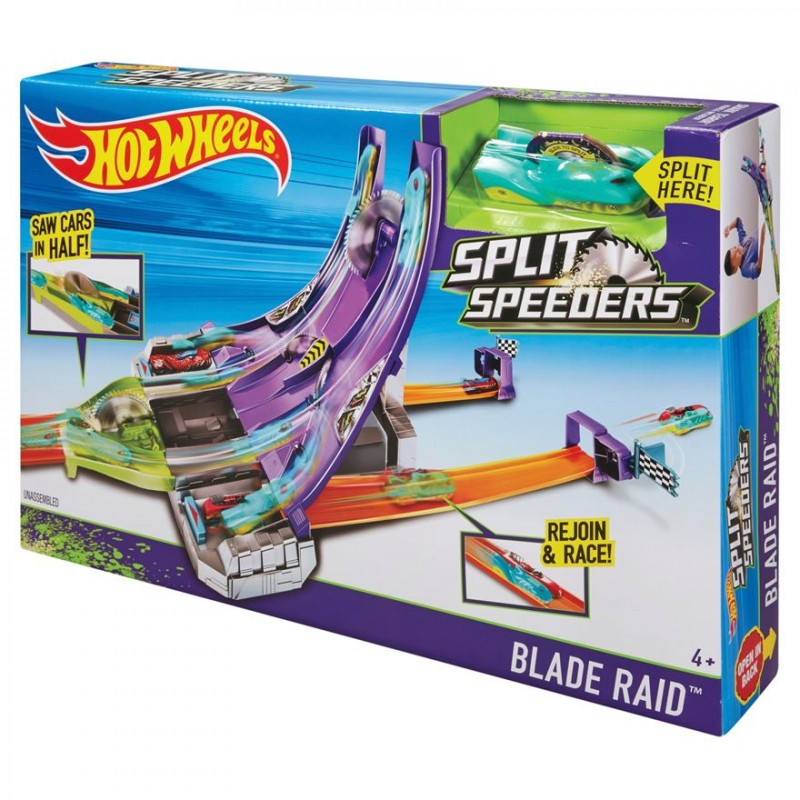 Hot Wheels Split Speeders Blade Raid Track Set ( Хот Вілс Гострі леза серії Блискавичні половинки )