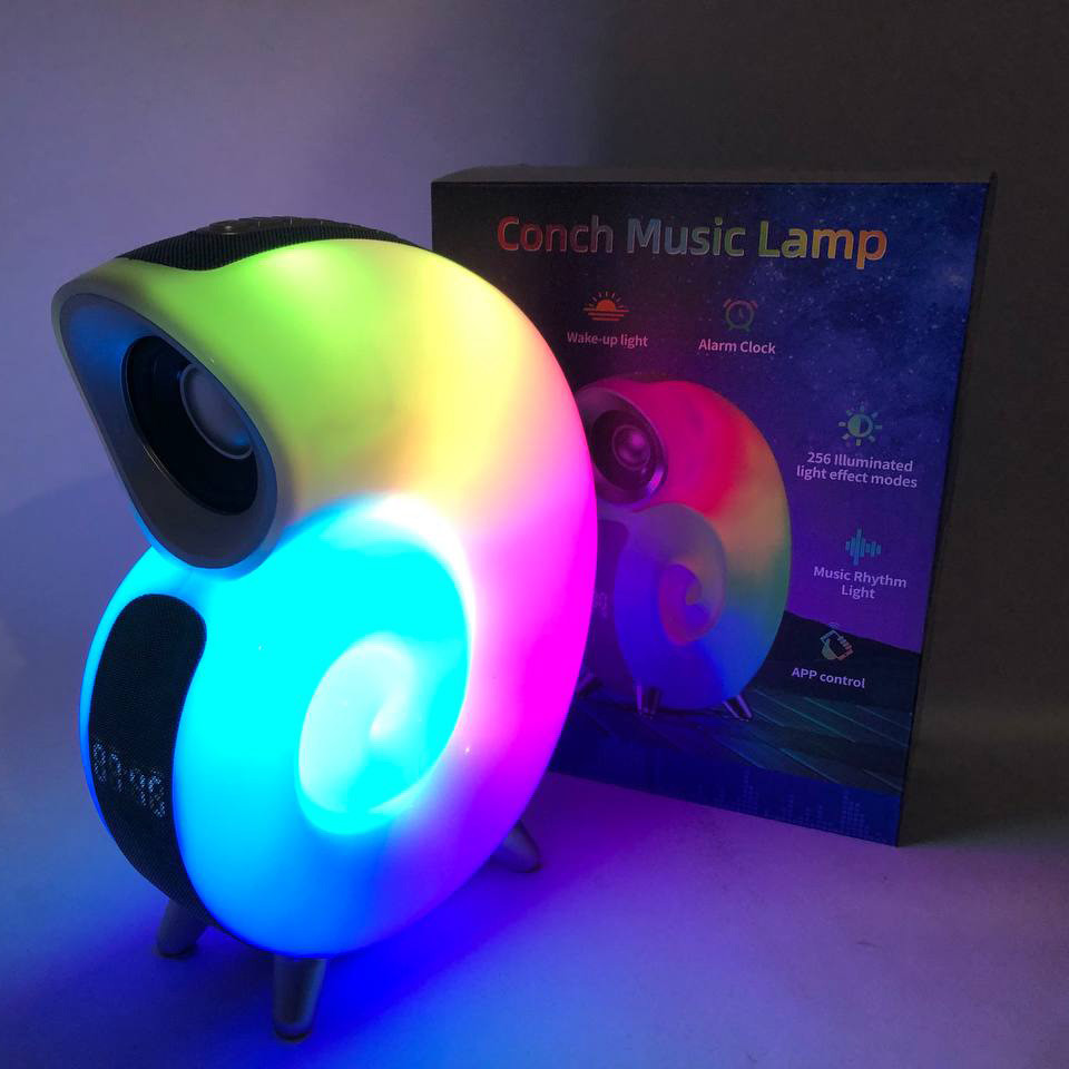 Портативна колонка з зарядкою та освітленням INSPIRE N70 APP 6W, Настільна смарт лампа QA-10, фото 1