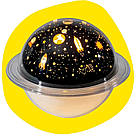 Нічник для школяра сатурн, Нічник дитячий цікавий, Нічник для дружини, лампа Світячі нічники NB-83, фото 3