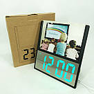 Годинник настільний цифровий електронний led DS-6608, Класичний настільний годинник YS-37, фото 3