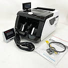 Портативна машина для підрахунку банкнот, Рахункова машинка для грошей з розпізнаванням купюр VI-43, фото 10