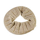 М'який чохол на сидіння для унітаза кавового кольору однотонний, накидка на кришку унітаза, фото 3