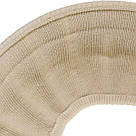 М'який чохол на сидіння для унітаза кавового кольору однотонний, накидка на кришку унітаза, фото 4