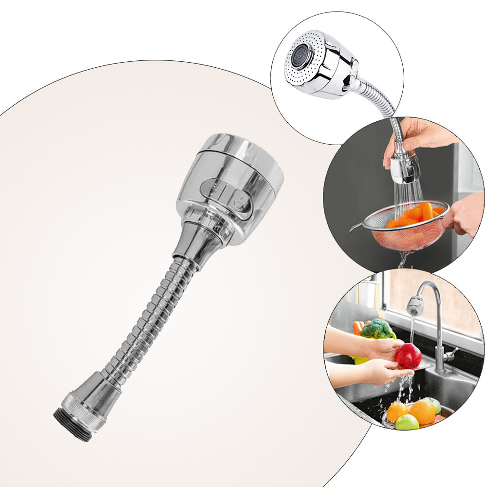 Насадка на кран для економії води 1/2" Faucet Pressurized аератор на кран + перехідник 21-23 мм, фото 1