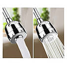 Насадка на кран для економії води 1/2" Faucet Pressurized аератор на кран + перехідник 21-23 мм, фото 9