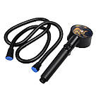 Лійка для душу 6 режимів Pressurized Shower Black лійка для душу з турбовентилятором | лійка для душу, фото 2