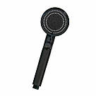 Лійка для душу 6 режимів Pressurized Shower Black лійка для душу з турбовентилятором | лійка для душу, фото 5