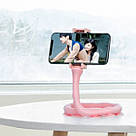Гнучкий тримач для телефону з універсальними присосками Cute Worm Lazy Holder. Колір: рожевий BN-99, фото 6