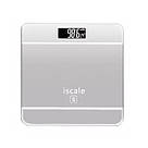 Підлогові ваги для дому якісні iScale, Ваги для тіла фітнесу Підлогові скляні PO-69, фото 5