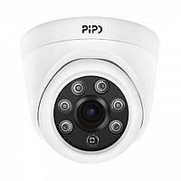 Камера видеонаблюдения 2MP с ИК подсветкой, PiPo / Уличная камера наблюдения / IP камера мультиформатная