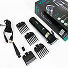 Машинка для стрижки посіченого волосся VGR, Тример для стрижки волосся потужний, Тример бездротовий LO-11, фото 8