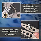 Інструмент для зняття ізоляції 16 в 1, стискання клем, зачистки проводів Мультитул стрипер HT-51, фото 8