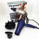 Фен для волосся з дифузором VILGRAND VHD 2424TI 2400 Вт, Потужний універсальний фен VU-29, фото 9