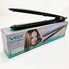Випрямляч праска щипці VGR V-515, Вирівнювальна праска для волосся, Праска-випрямляч для випрямлення XT-24, фото 2