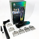 Машинка для стрижки хороша VGR V-196, Машинки для стрижки професійні машини Тример скронь UQ-12, фото 6