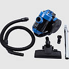 Пилосос вакуумний з контейнером для збирання пилу на 3 л GOLDBERG GB-9903 6200 Вт Потужний. Колір: синій XF-90, фото 2