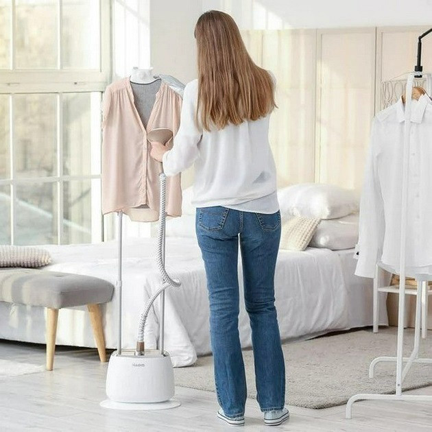 Кращий відпарювач для одягу MAGIO, Ручний відпарювач з резервуаром для води, Парогенератор вертикальний RF-89, фото 1