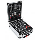 Професійний набір інструментів Tools Set KRAFFTEC у валізі з тріскачкою із 408 предметів BS-75, фото 4