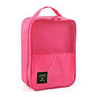 Органайзер для взуття дорожній сумка Monopoly Travel Series. Колір: рожевий FH-67, фото 2