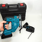 Акумуляторний безщітковий лобзик 24V з 2 АКБ у пластиковому кейсі з регулюванням швидкості та кута нахилу JL-13, фото 6