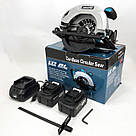 Акумуляторна циркулярна пилка KRAFFTEC 48V IO-34, фото 4