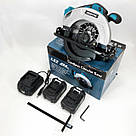 Акумуляторна циркулярна пилка KRAFFTEC 48V IO-34, фото 6