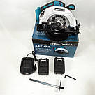 Акумуляторна циркулярна пилка KRAFFTEC 48V IO-34, фото 8