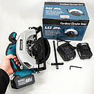 Акумуляторна циркулярна пилка KRAFFTEC 48V IO-34, фото 9