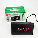 Практичний електронний годинник VST-864, Настільний годинник для офісу Світлодіодне табло AF-23, фото 7