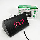 Практичний електронний годинник VST-864, Настільний годинник для офісу Світлодіодне табло AF-23, фото 8