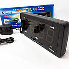 Настільний електронний годинник цифра Caixing, Настільний годинник з електронною індикацією AC-96, фото 7