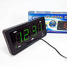 Настільний електронний годинник цифра Caixing, Настільний годинник з електронною індикацією AC-96, фото 10
