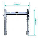 Настінне кріплення для телевізора, Фіксований кронштейн для тв Кріплення ТВ з нахилом по вертикалі JF-99, фото 2