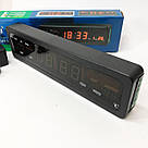 Цифровий годинник настільний Caixing, Настільний годинник зі світлодіодним дисплеєм EY-24, фото 5