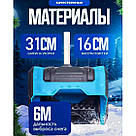 Снігоприбиральник акумуляторний на 2 АКБ складаний Krafftec YJ-20, фото 3
