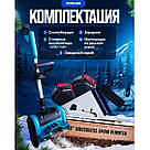 Снігоприбиральник акумуляторний на 2 АКБ складаний Krafftec YJ-20, фото 8