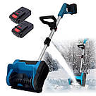 Снігоприбиральник акумуляторний на 2 АКБ складаний Krafftec YJ-20, фото 10