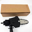 Пила обрізна акумуляторна 10см, Акумуляторна бензопила для обрізки гілок, Міні ланцюгова пила LU-69, фото 3