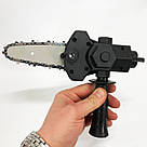 Пила обрізна акумуляторна 10см, Акумуляторна бензопила для обрізки гілок, Міні ланцюгова пила LU-69, фото 7