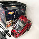 Пилосос Magio MG-895, Пилосос колбовий без мішка, Хороший пилосос для дому, Пилосос для дому потужний FS-98, фото 9