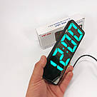 Настільний годинник з будильником VST-898-4, Настільний годинник з підсвічуванням EV-13, фото 4