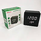 Настільний годинник з цифрами, Стильний електронний годинник з підсвічуванням LED HN-64, фото 5