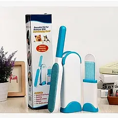 Самоочищувальна щітка Fur Wizard для шерсті з ручкою та контейнером