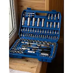 Набір інструментів 108 PIECE TOOL SET з ручками та головками 1/4 дюйма