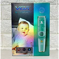 Машинка для стрижки волосся VGR V-151 дитяча з насадками та низьким рівнем шуму