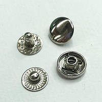 Кнопка Альфа 10мм Нікель VT-2 (50шт) (00244)