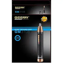 Тример GM3108 акумуляторний з насадкою для стрижки і довжиною стрижки 20-30 мм